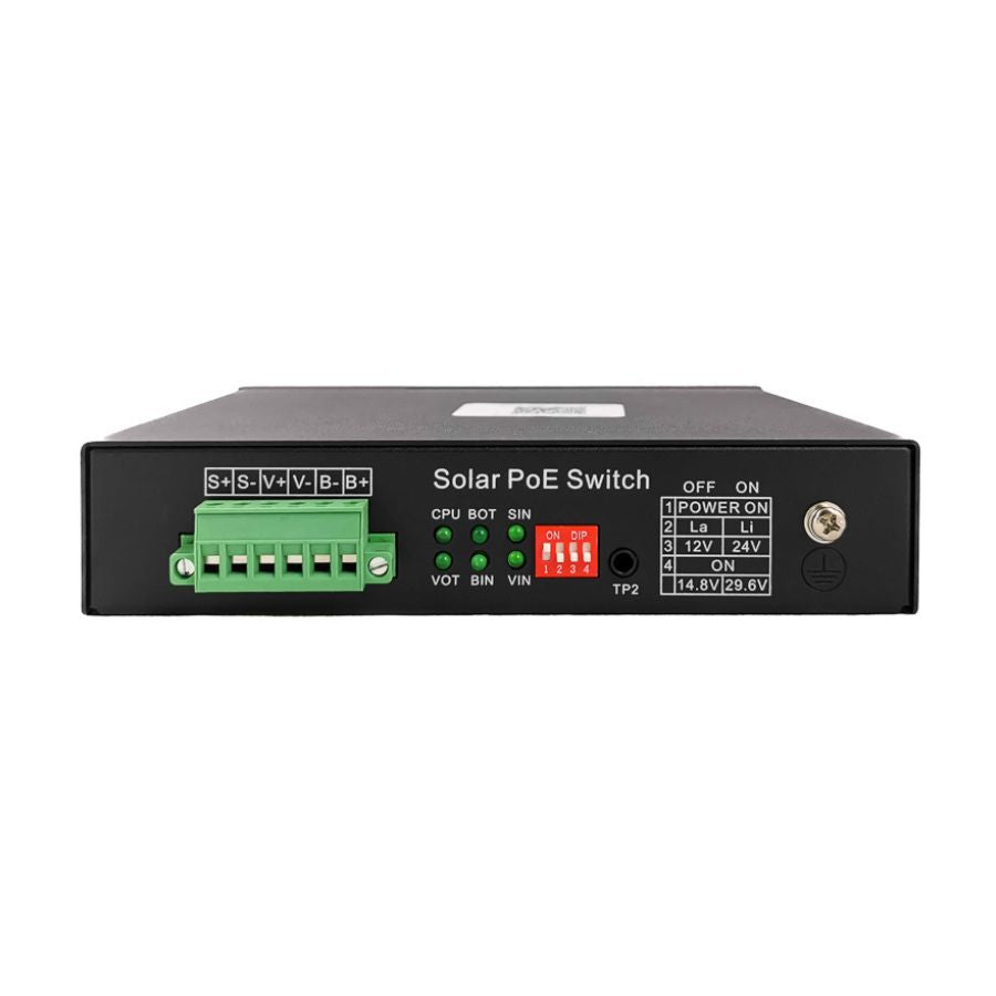 UltraLAN 5port Gigabit Solar and Battery Powered PoE Switch