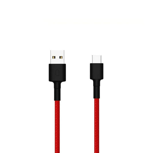 Xiaomi USB Type-C Braided 1m Cable - Red - Guards On Duty Shop & Security Guards