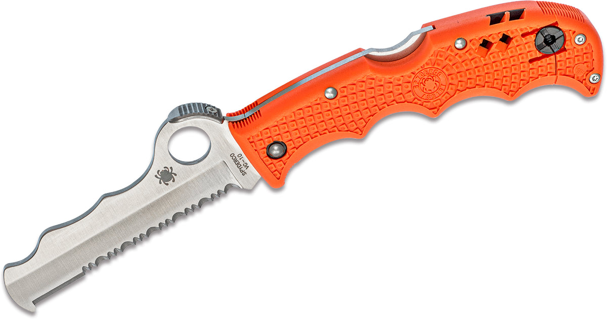 Spyderco Assist Orange Plain/Serr Combo (C79PSOR)