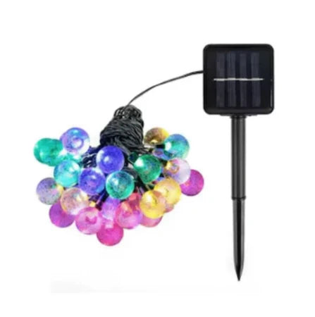 9.5m Solar Fairy String Lights - Rgb