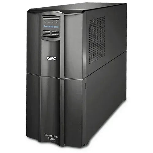 APC SMART LINE INTERACTIVE 3000VA/ 3KVA 2700W UPS TOWER RACK MOUNT INCLUDED: NO RACK TYPE: N/A NETWORK CARD:NO BATTERY:YES BATTERY TYPE: VRLA WARRANTY: 3 YEARS REPAIR OR REPLACE (EXCLUDING BATTERY) AND 2 YEARS FOR BATTERY - Guards On Duty Shop & Security Guards