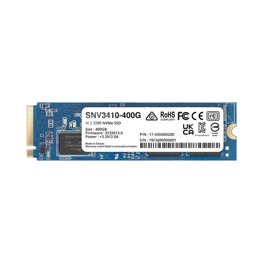 Synology Snv3410 400gb M.2 2280 Nvme Pcie 3.0 X4 Ssd — SYNOLOGY | Guards on Duty Shop