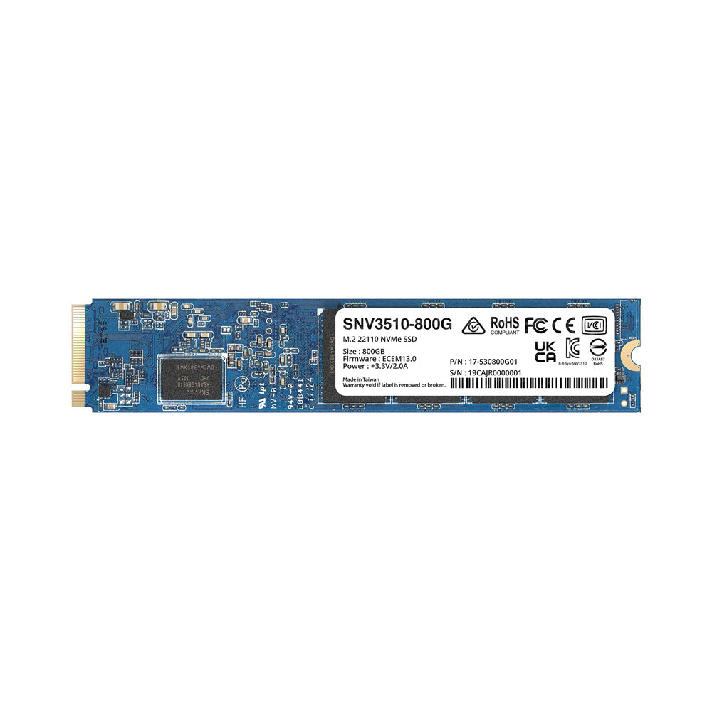 Synology Snv3510 800gb M.2 22110 Nvme Pcie 3.0 X4 Ssd — SYNOLOGY | Guards on Duty Shop