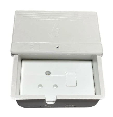 4 X 2 Single Weatherproof Plug Socket