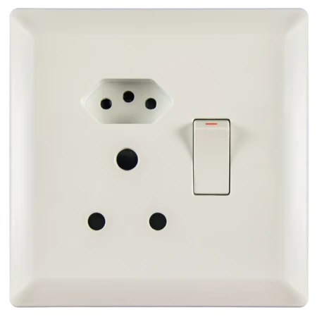 Lear Single & 1euro Wall Plug 4x4