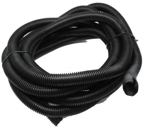 Solarix Flexible Conduit 20Mm Diameter Pvc Black 5 Metre