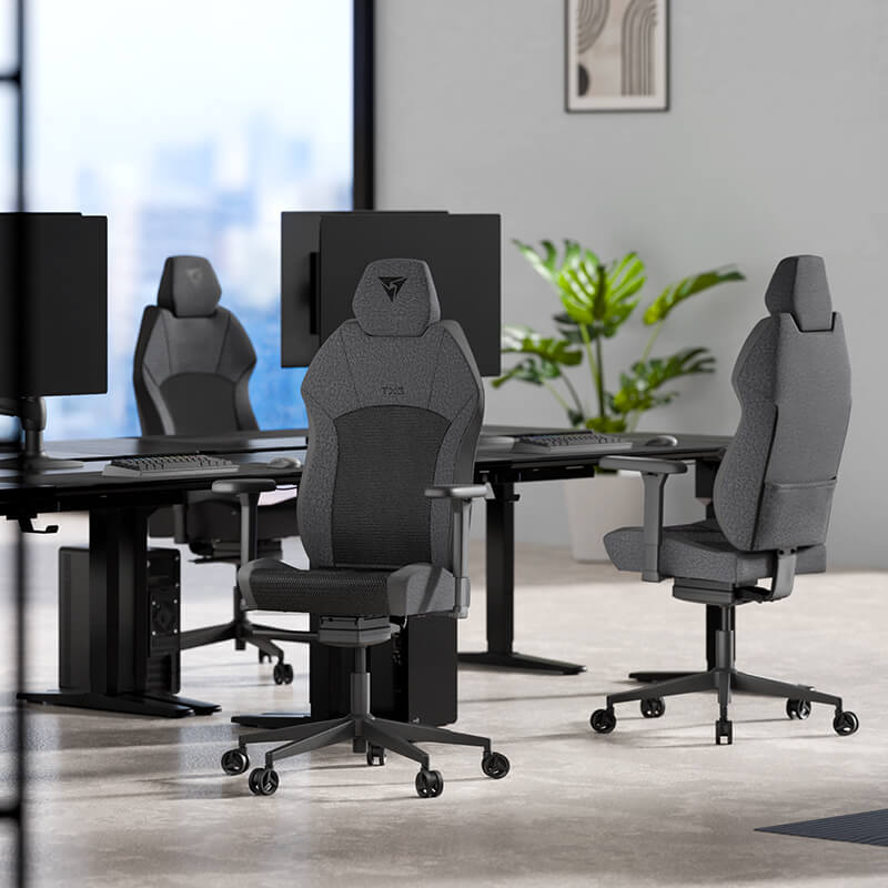 Thunderx3 SOLO 360 Ergonomic Chair - Mesh Black (TEGC-2081101.11).