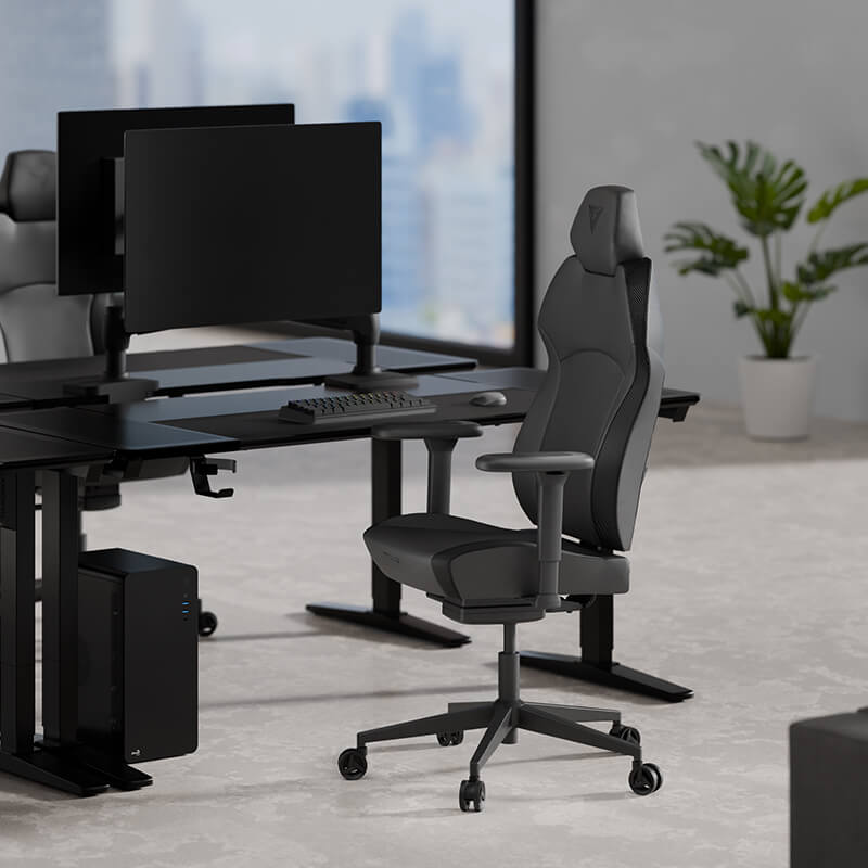 Thunderx3 SOLO 360 Ergonomic Chair - Modern Black (TEGC-2083101.11).