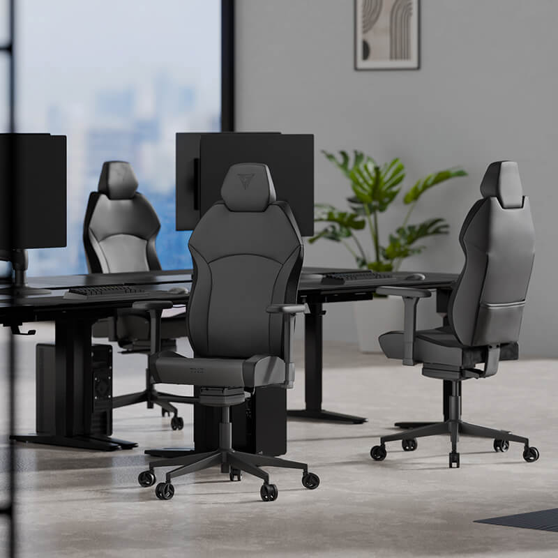 Thunderx3 SOLO 360 Ergonomic Chair - Modern Black (TEGC-2083101.11).