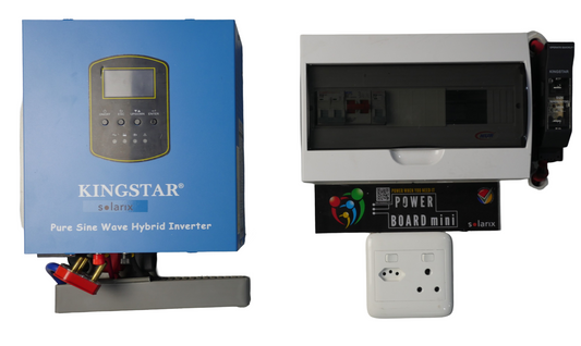Kingstar Solarix Pre-Built 1.5Kva Hybrid 12V Powerboard