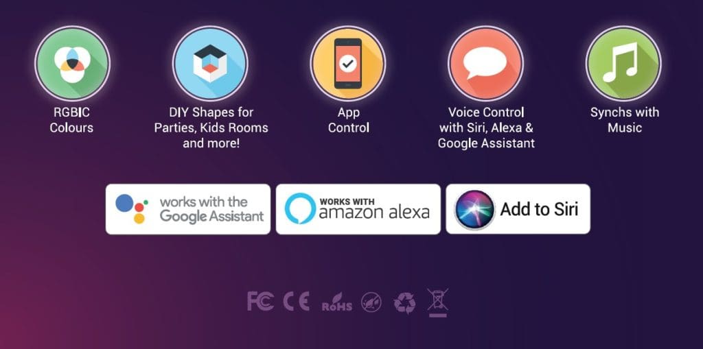 BNETA IoT Smart Hexagon Light ST70