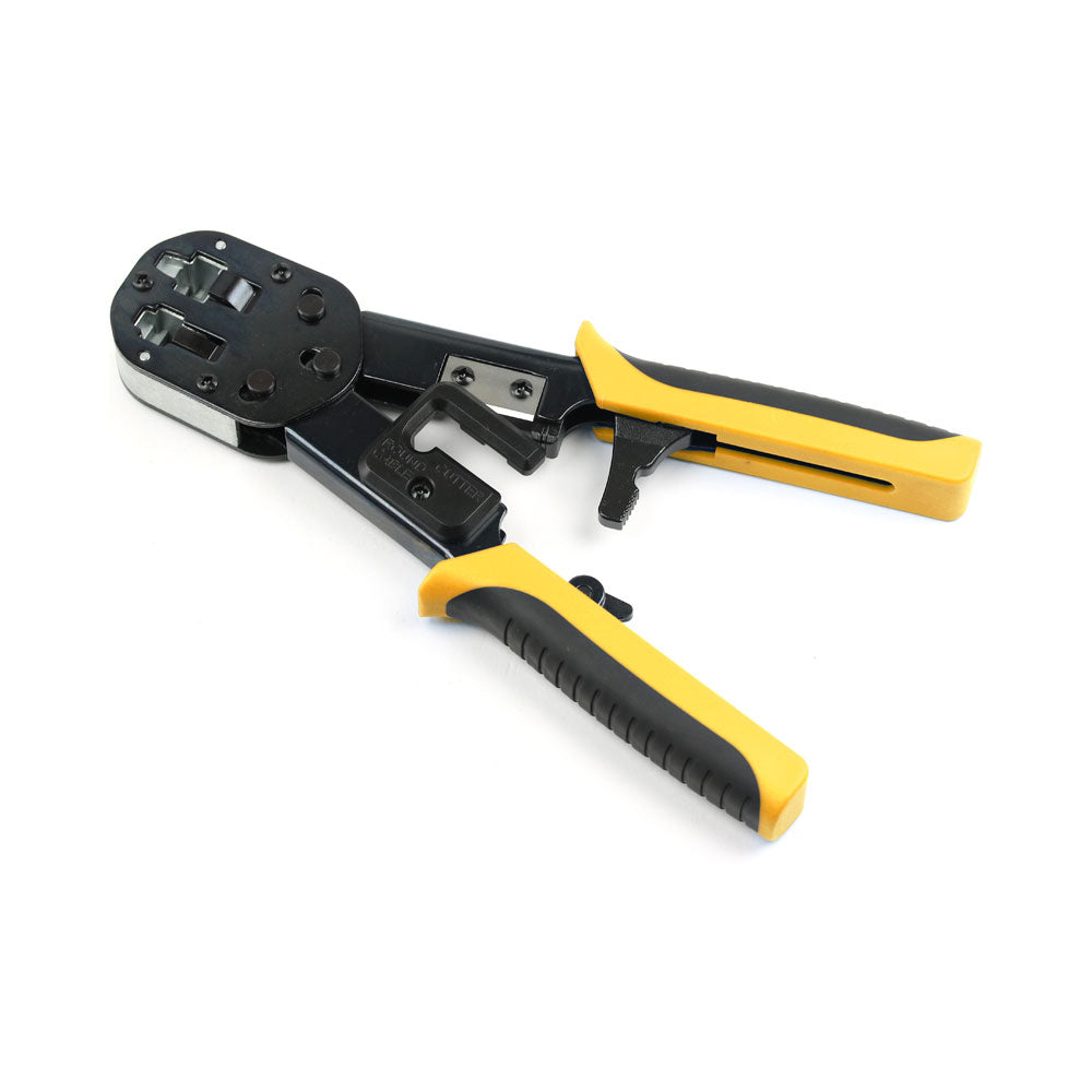 Sprotek Stc-5704e Cat5/6 Rj45 Pass-through Crimping, Stripping and Cutting Tool with Ratchet — Sprotek | Guards on Duty Shop