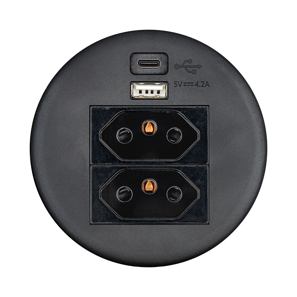 Net-grommet-lq-2 Power Grommet Black 2xnew Sa, — LinkQnet | Guards on Duty Shop