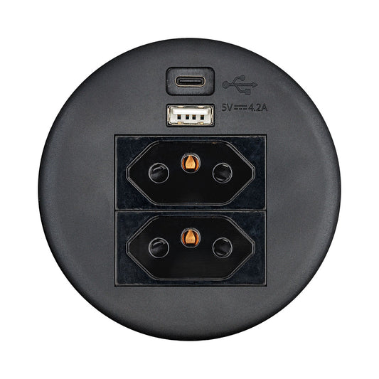 Net-grommet-lq-2 Power Grommet Black 2xnew Sa, — LinkQnet | Guards on Duty Shop