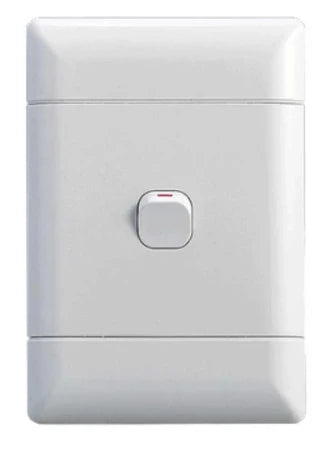 Neu - 1 Lever Light Switch White (6 Pack)
