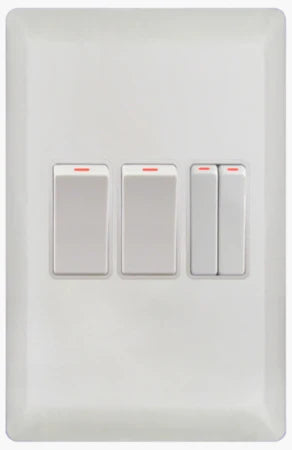 Lear Lion - 4 Lever Light Switch 2x4 (2 Pack)