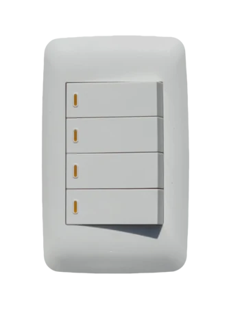 Lux - 4 Lever 1way Switch 50 X 100 (3 Pack)