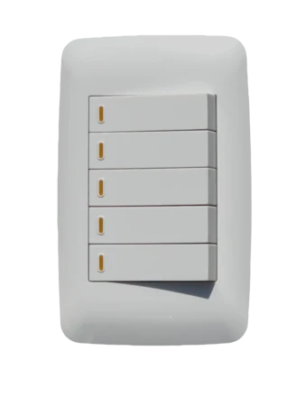 Lux - 5 Lever 1way Switch 50 X 100 (3 Pack)