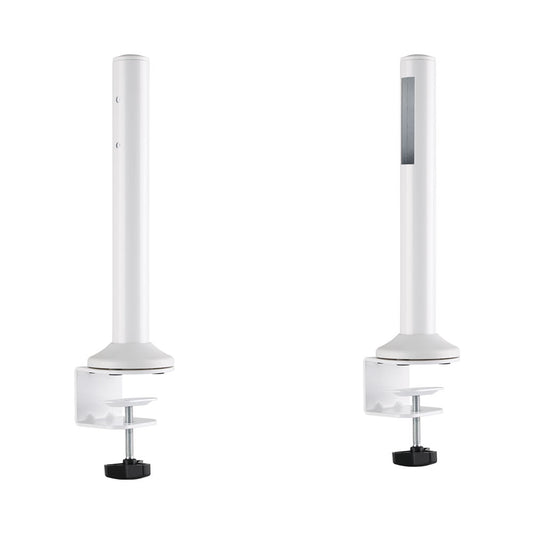 Slatwall Desk Mounting Pole, White Up to 50kg — LinkQnet | Guards on Duty Shop