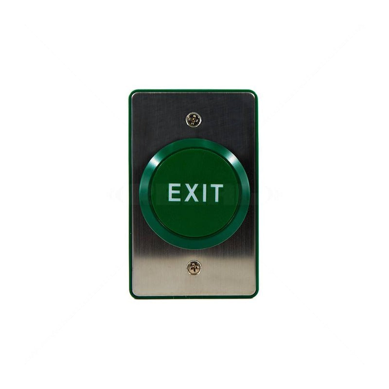 Securi-Prod SW170 - Securi-Prod Push Button Exit Surface Mount N/O and N/C Green