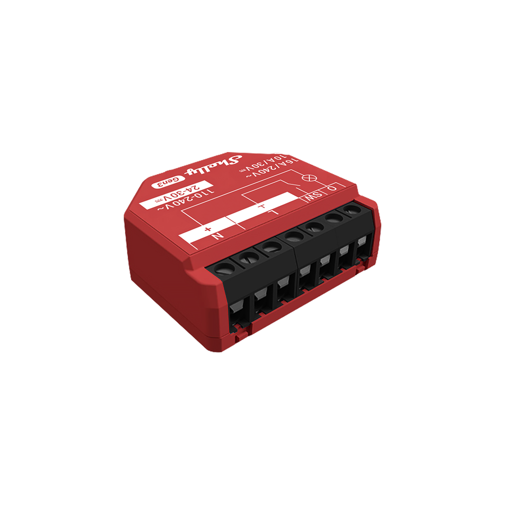 Shelly 1PM Gen3 Wi-Fi Operated Smart Switch With Power Monitoring