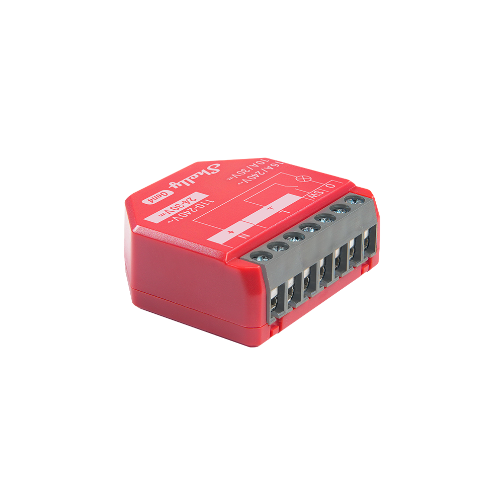 Shelly 1PM Gen4 Compact Smart Switch With Power Monitoring & Multiprotocol Support