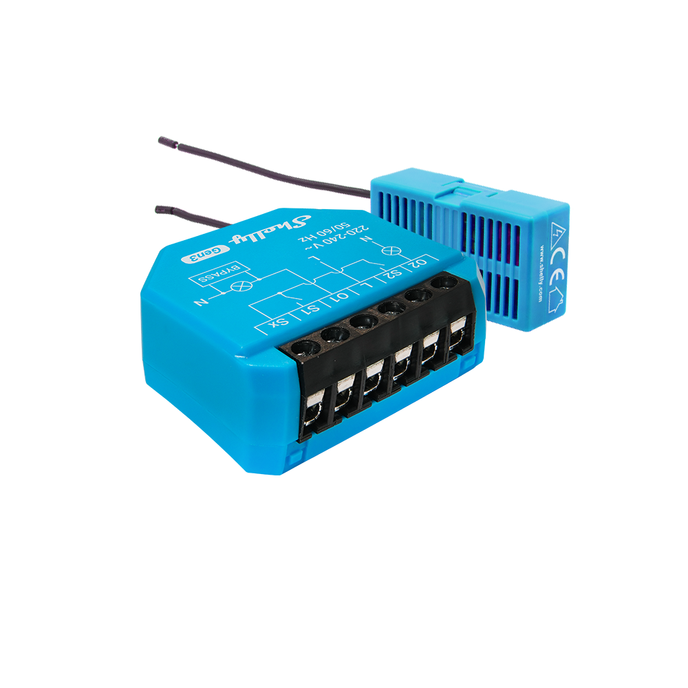 Shelly Two-Channel Smart Switch Tailored for Lighting Control in no Neutral Wire Installations