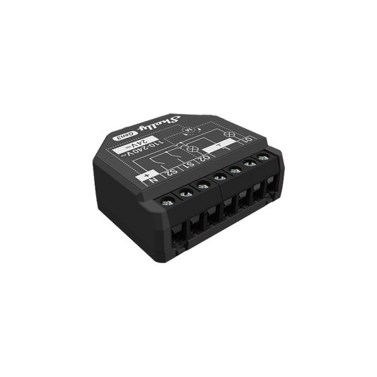 Shelly 2PM Gen3 Two-Channel Smart Switch With Power Monitoring And Cover Control