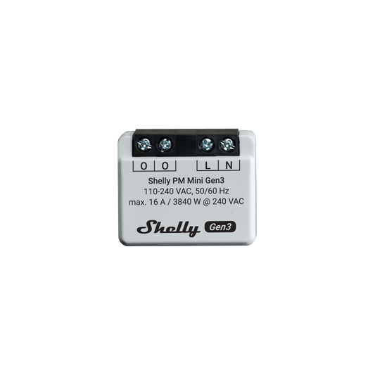 Shelly PM Mini Gen3 Offers One-Channel Power Metering