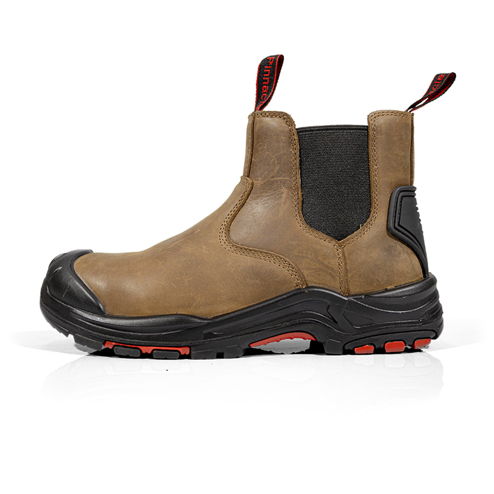 Pinnacle SOBRIE Safety Boots Brown - Guards On Duty Shop & Security Guards