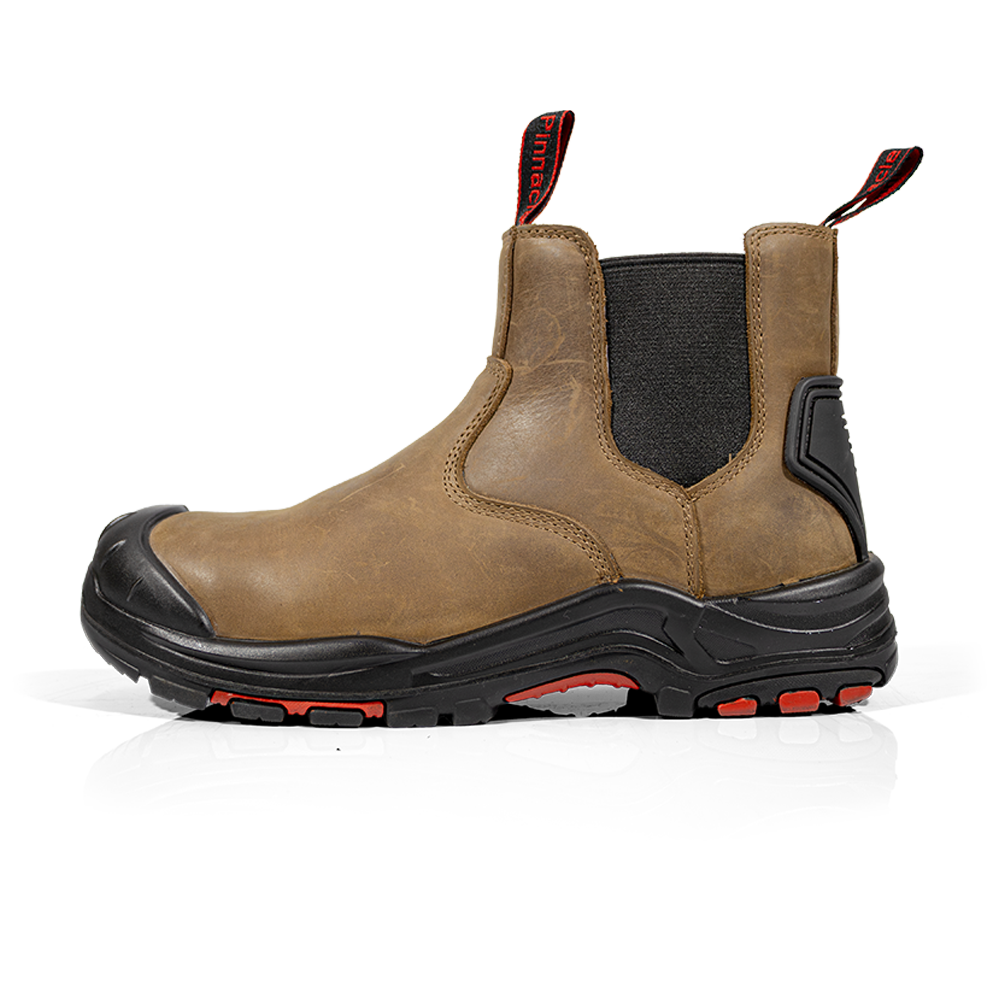Pinnacle SOBRIE Safety Boots Brown - Guards On Duty Shop & Security Guards