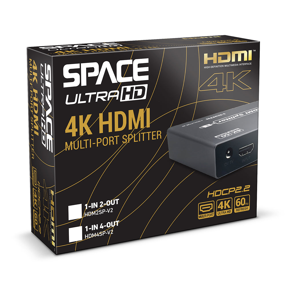 Space UltraHD 4K HDMI 2 Way Splitter – HDM2SP-V2