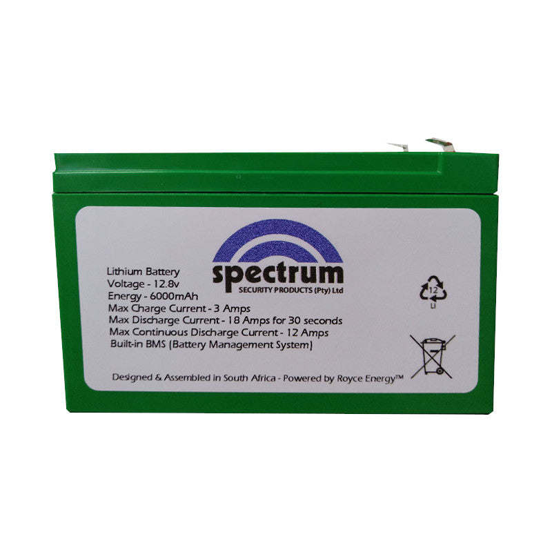 Spectrum 12V 8AH Lithium Battery