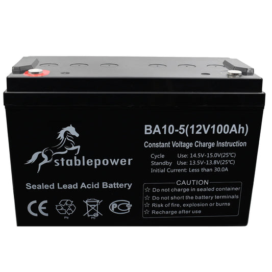 Stable Power Batt 12VDC 100Ah Deep Cycle - Guards On Duty Shop & Security Guards
