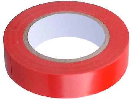 PVC Tape Flame Retardant 20M Red (10 Pack)
