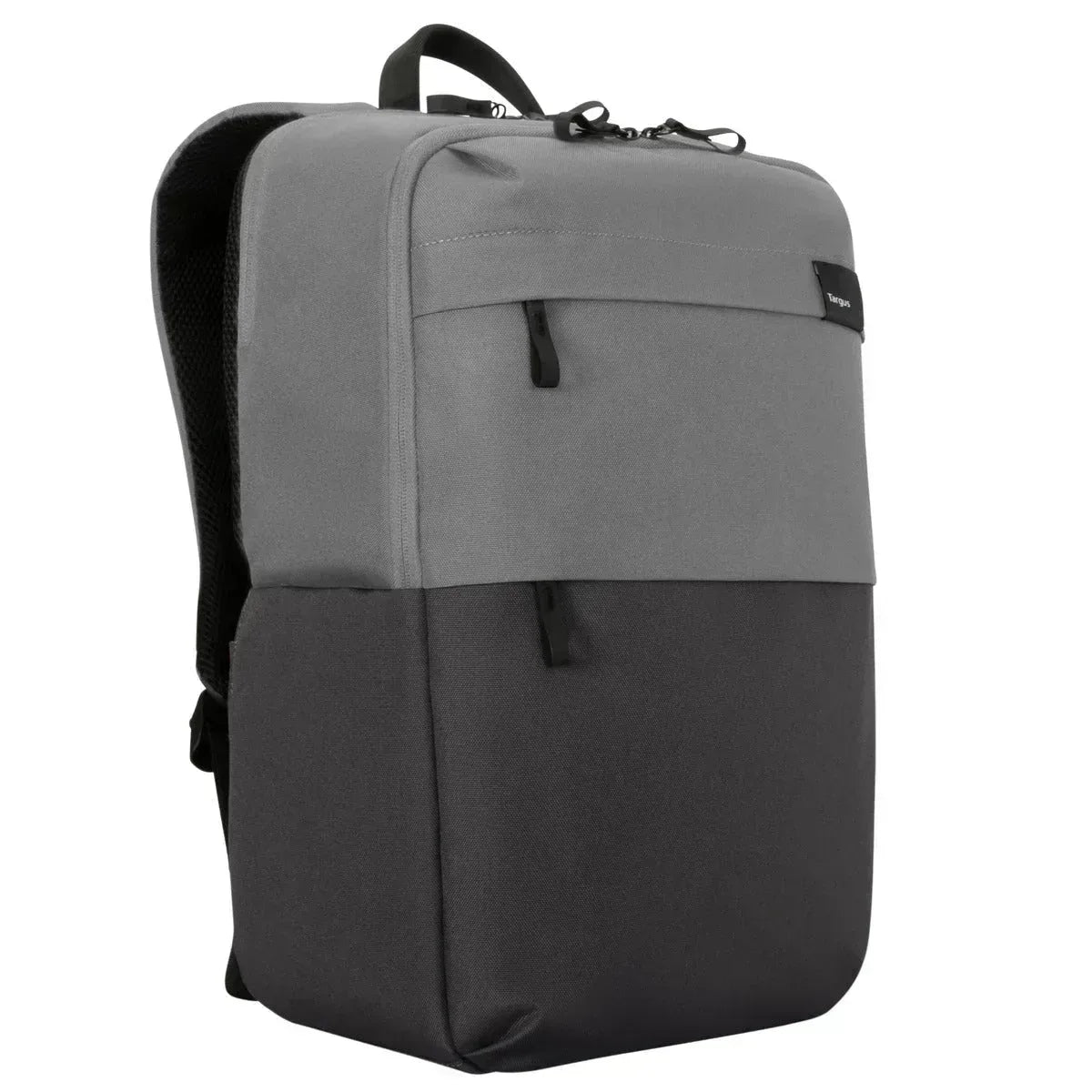 TARGUS 15.6" SAGANO TRAVEL BACKPACK GREY MINIMALISTIC DESIGN SAFEPORT® SLING PROTECTION SYSTEM TWO EXTERIOR, FRONT POCKETS WORKSTATION WITH RFID-AND PADDED TABLET POCKET ERGONOMIC SHOULDER STRAPS AND PADDED BACK WITH BREATHABLE MESH FABRIC TWO WATER BOTTL - Guards On Duty Shop & Security Guards