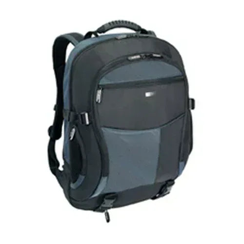 TARGUS - ATMOSPHERE BACKPACK 17-18INCH BLACK NOTEBOOKS WITH RAIN COVER, COMFORT - MOULDED HANDLE, STURDY METAL FITTINGS AND EXTRA PADDED COMPARTMENT, CUSHIONED NOTEBOOK COMPARTMENT,WATER REPELLING PROTECTIVE RAIN COAT Guards On Duty Security