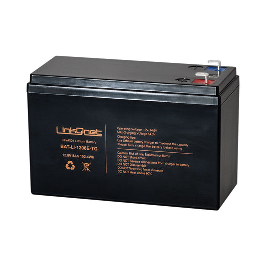 Lq Battery Pack New Lipo4 12v 8ah Hv Bms.., — LinkQnet | Guards on Duty Shop