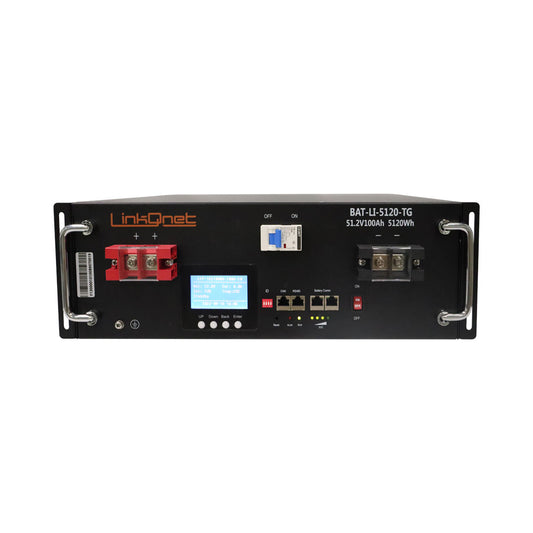 Linkqnet Lifepo4 51.2v 100ah Rackmount Battery Pack with Can Bms — LinkQnet | Guards on Duty Shop