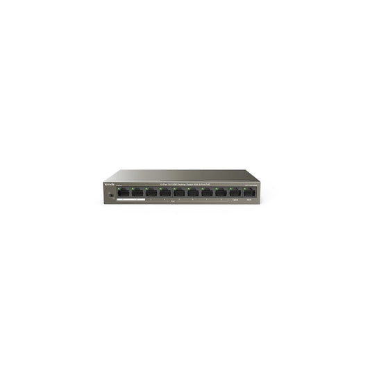 Tenda TEF1110P-8-63W - TENDA DESKTOP  SWITCH 10/100 8-PORT POE 58W + 2 PORT GIGABIT ETHERNET