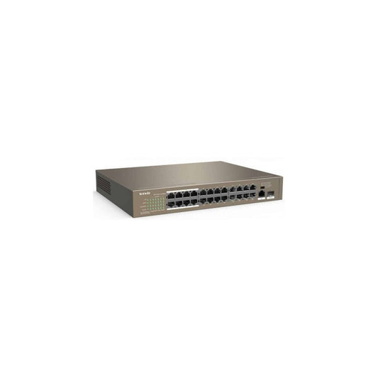 Tenda TEF1118P-16-150W - TENDA DESKTOP SWITCH 16 PORT 10/100 POE 150W + 1 PORT GIGABIT/SFP SLOT
