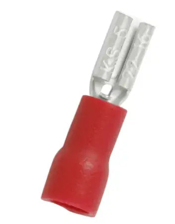 Terminal Preinsulated Red Disconnect Female 1.0mm / 5 Pack (100 Pack)