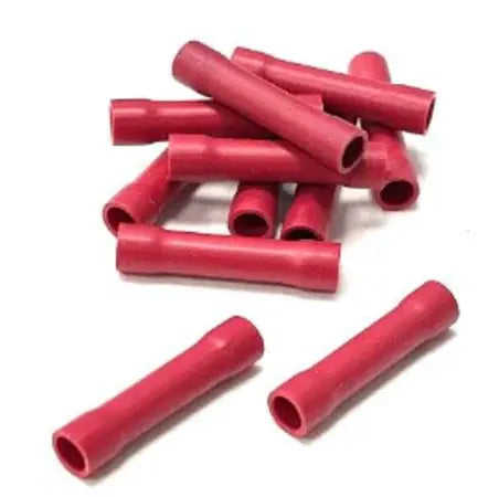 Terminal Preinsulated Butt Red 1.65mm / 5 Pack (24 Pack)