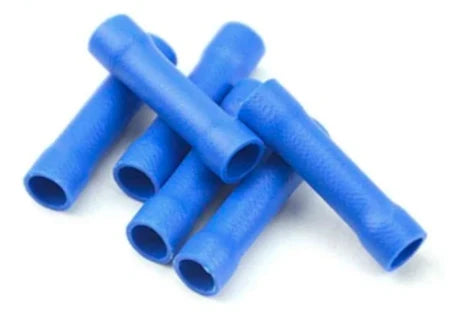 Terminal Preinsulated Butt Blue 2.63mm / 10 Pack (12 Pack)