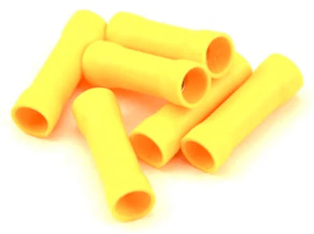 Terminal Preinsulated Yellow Butt 6.64mm / 10 Pack (10 Pack)