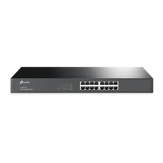 TP-LINK 16-PORT GIGABIT 1U RACKMOUNT SWITCH