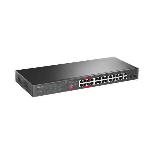 Tp-link 24-port Adv Fe Poe+ 2p Gbe Utp/sfp, 2p Gbe — TP-Link | Guards on Duty Shop
