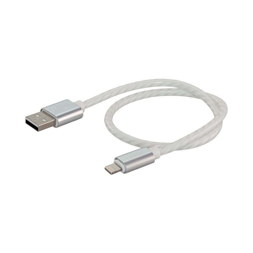 0.4m Usb to Lightning Woven Mesh Cable — LinkQnet | Guards on Duty Shop