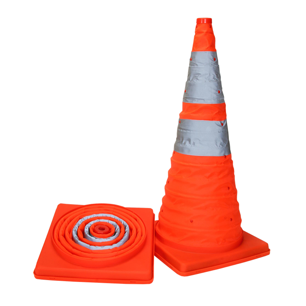 Pinnacle Foldaway Traffic Cone 700mm (Pack of 3)