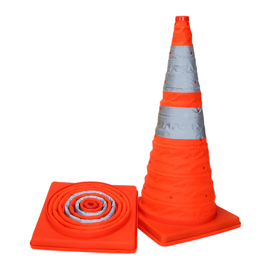 Pinnacle Foldaway Traffic Cone 700mm (Pack of 3)